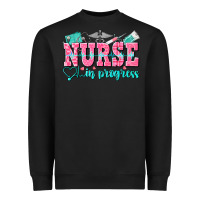 Black nurse in progress Heavyweight Sweatshirt - NancyCooperArtShop