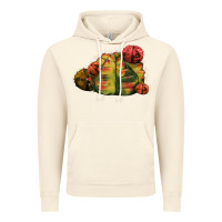 Vintage Artic Gymnocalycium Variegated Cactus Vintage Hoodie - LillyAllenDesigns