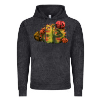 Vintage Black Gymnocalycium Variegated Cactus Vintage Hoodie - LillyAllenDesigns