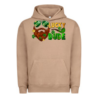 Pigment Burro lucky dude saint patricks bearded man Urban Hoodie - FaDigitalArtStudio
