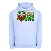 Pigment Grape Ice lucky dude saint patricks bearded man Urban Hoodie - FaDigitalArtStudio