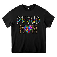 Black proud mom Heavy Core Tee - CowhideDigitalArt