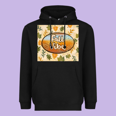 Retro Fall Vibes Heavyweight Hoodie Designed By Tumblerdesignbyshophia