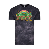 Cloud Black st patrick's day baby highland cow Vintage Tee - MaliasSmallBusiness