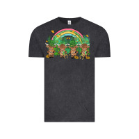 Vintage Black st patrick's day baby highland cow Vintage Tee - MaliasSmallBusiness