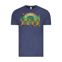 Vintage Denim st patrick's day baby highland cow Vintage Tee - MaliasSmallBusiness