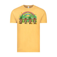 Vintage Mustard st patrick's day baby highland cow Vintage Tee - MaliasSmallBusiness