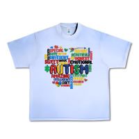 Grape Ice autism heart Urban Heavy Tee - MaliasSmallBusiness