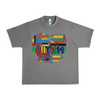 Tornado autism heart Urban Heavy Tee - MaliasSmallBusiness