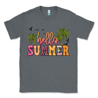 Charcoal Heather hello summer Classic Tee - JahusDesignShop