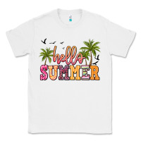 White hello summer Classic Tee - JahusDesignShop