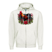 Oatmeal Heather Farm Cock Zipper Hoodie - Bettercallsaul