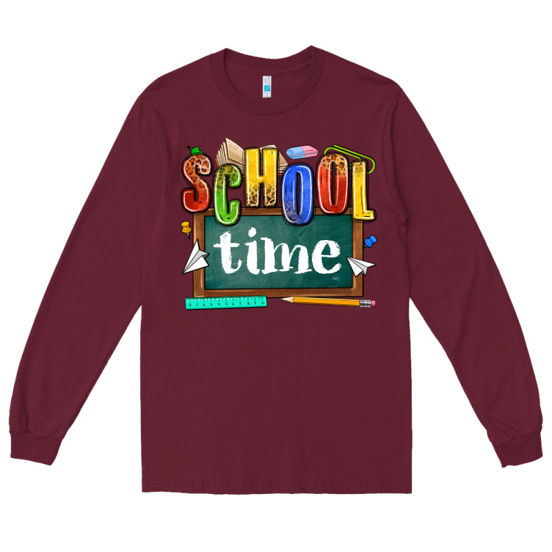 School Time Long Sleeve Tee by NancyCooperArtShop | Teevron