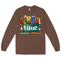 Chestnut school time Long Sleeve Tee - NancyCooperArtShop