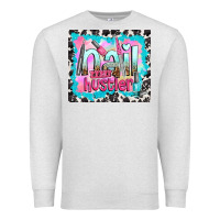 Oatmeal Heather nail hustler Premium Sweatshirt - TumblerDesignByShophia