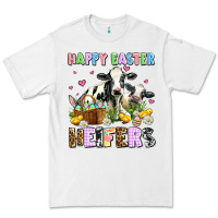 White happy easter heifer's Premium Tee - AdoDesignShop