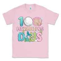 Bubblegum Pink 100 mermazing days Classic Tee - MaliasSmallBusiness