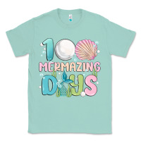 Seafoam 100 mermazing days Classic Tee - MaliasSmallBusiness