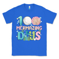 True Royal 100 mermazing days Classic Tee - MaliasSmallBusiness