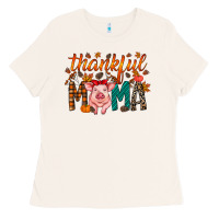 Bone thankful mama pig Ladies Tee - RacoonDesign