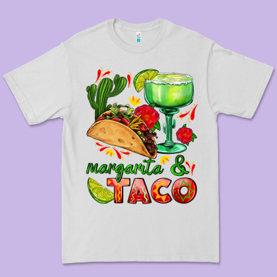 Margarita And Taco Premium Tee Designed By Adodesignshop