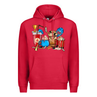 Cardinal Hockey coffee cups Premium Hoodie - HowdyJamesFarm