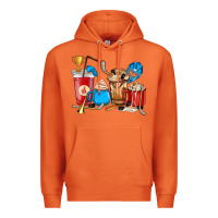 Carrot Hockey coffee cups Premium Hoodie - HowdyJamesFarm