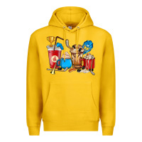 Lemon Hockey coffee cups Premium Hoodie - HowdyJamesFarm