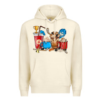 Sandshell Hockey coffee cups Premium Hoodie - HowdyJamesFarm