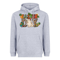 Heather Grey Easter Day Heavyweight Hoodie - HowdyJamesFarm