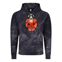 Cloud Black lady bug Vintage Hoodie - LillyAllenDesigns