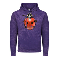 Cloud Purple lady bug Vintage Hoodie - LillyAllenDesigns