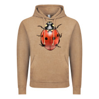 Vintage Coffee lady bug Vintage Hoodie - LillyAllenDesigns