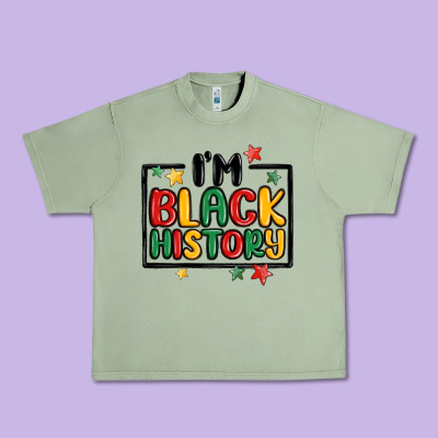 I'm Black History Urban Heavy Tee Designed By Maliassmallbusiness
