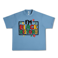 Pebble Blue i'm black history Urban Heavy Tee - MaliasSmallBusiness