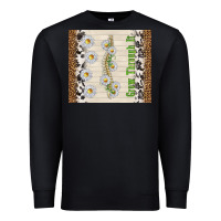 Black grow through it Premium Sweatshirt - TumblerDesignByShophia