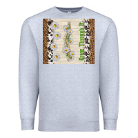 Heather Grey grow through it Premium Sweatshirt - TumblerDesignByShophia