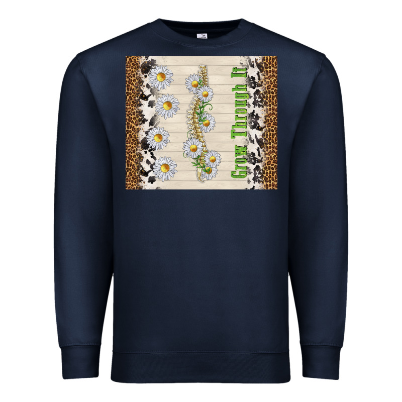 Grow Through It Premium Sweatshirt by TumblerDesignByShophia | Teevron