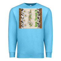 Ocean Blue grow through it Premium Sweatshirt - TumblerDesignByShophia