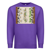 Purple grow through it Premium Sweatshirt - TumblerDesignByShophia