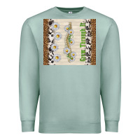 Seafoam grow through it Premium Sweatshirt - TumblerDesignByShophia