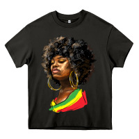 Asphalt juneteenth black women Heavy Core Tee - HRA Design Shop
