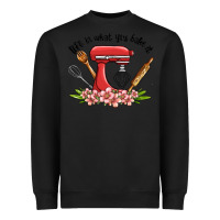 Black life is what you bake it Heavyweight Sweatshirt - MaliasSmallBusiness