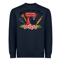 Navy life is what you bake it Heavyweight Sweatshirt - MaliasSmallBusiness