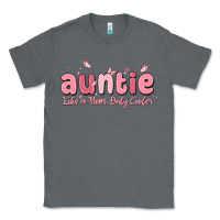 Charcoal Heather auntie like a mom only cooler Classic Tee - MaliasSmallBusiness
