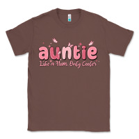 Chestnut auntie like a mom only cooler Classic Tee - MaliasSmallBusiness