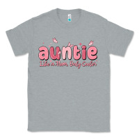 Heather Grey auntie like a mom only cooler Classic Tee - MaliasSmallBusiness