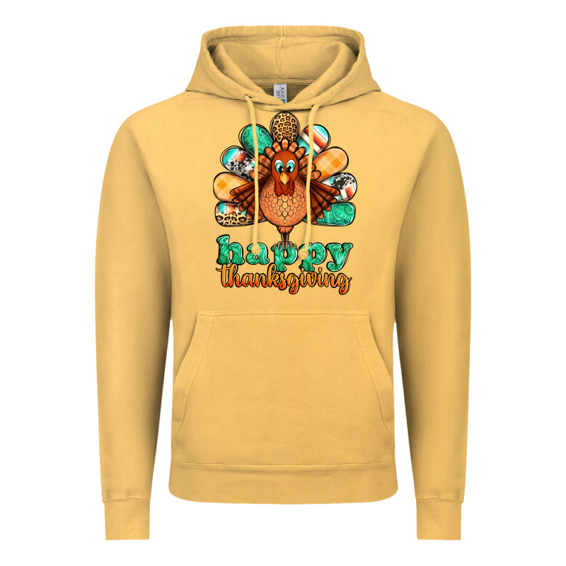 Happy Thanksgiving Turkey Vintage Hoodie by Jasminsmagicworld | Teevron