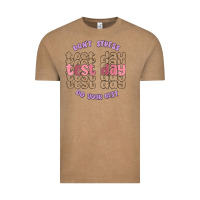 Vintage Coffee dont stress test day do your best Vintage Tee - MaliasSmallBusiness