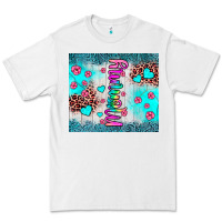 White mommy leopard turquoise Premium Tee - JahusDesignShop